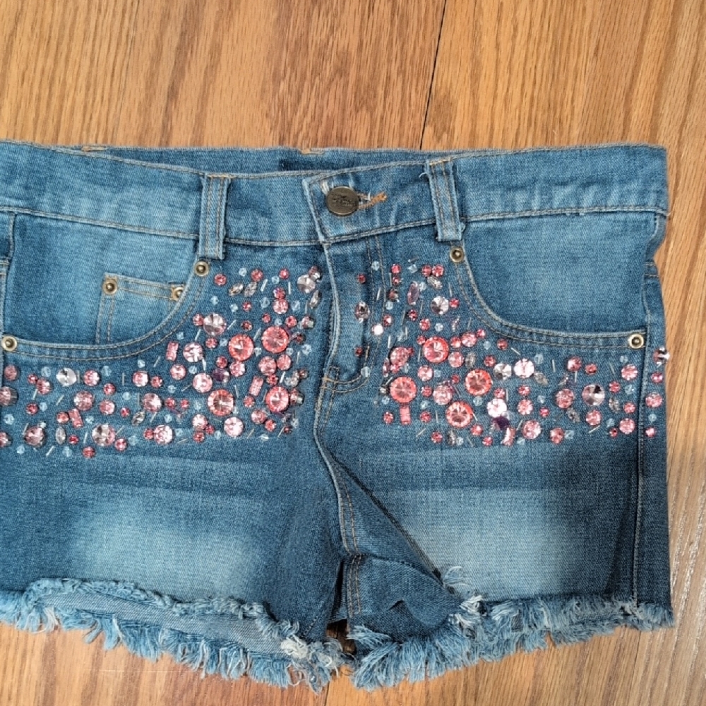 Lola + The Boys Blue Denim Shorts